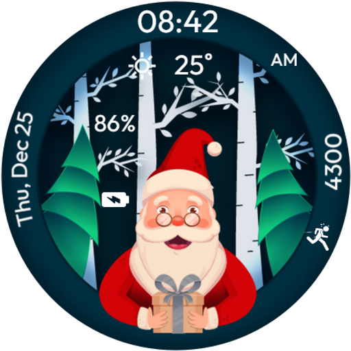 Christmas Forest WatchFace