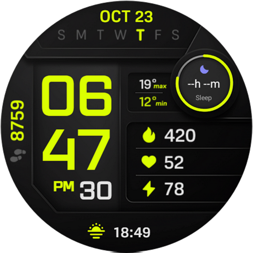 PIXEL INSTINCT 3 Watch Face