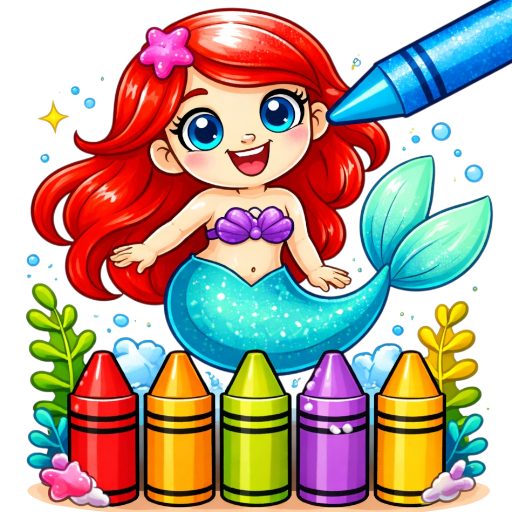Mermaid Coloring: Kids Games