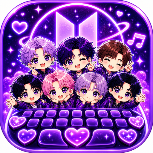 BTS Anime Theme keyboard