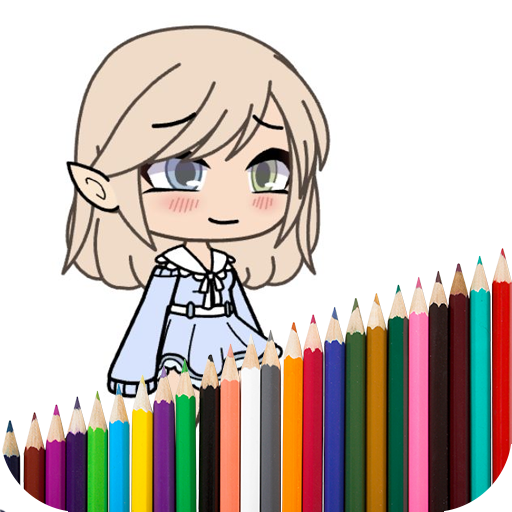 Gacha Chibi Coloring Book