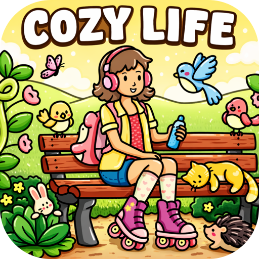 Cozy Life Coloring Book