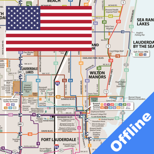 FORT LAUDERDALE MAP OFFLINE BR