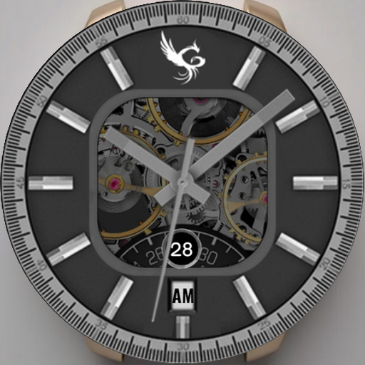 Classic Skeleton Watch Face