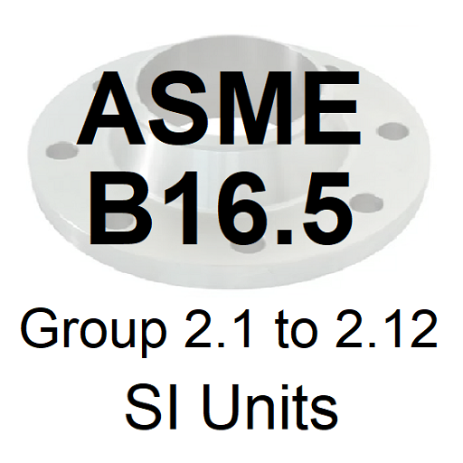 ASME B16.5 Group 2.1 to 2.12 S