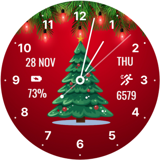 Xmas Tree Watch Face