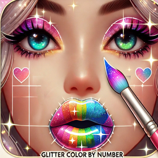 Glitter Color By Number