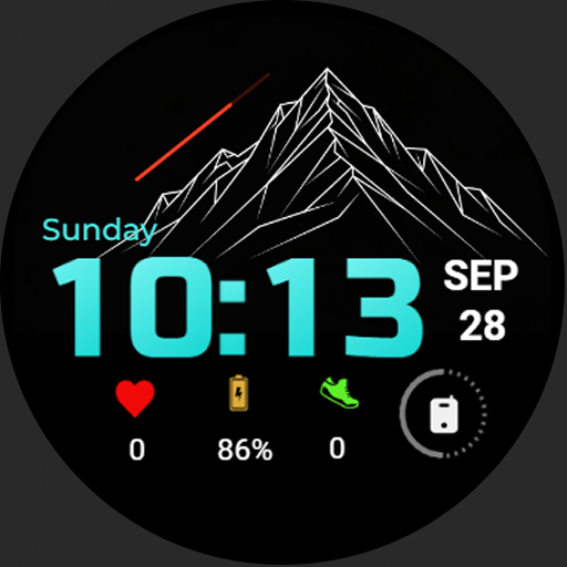 Mountain Summits Watch Face