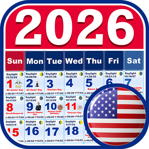 US Calendar 2026