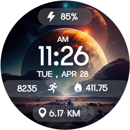 Galaxy Space Watch Face