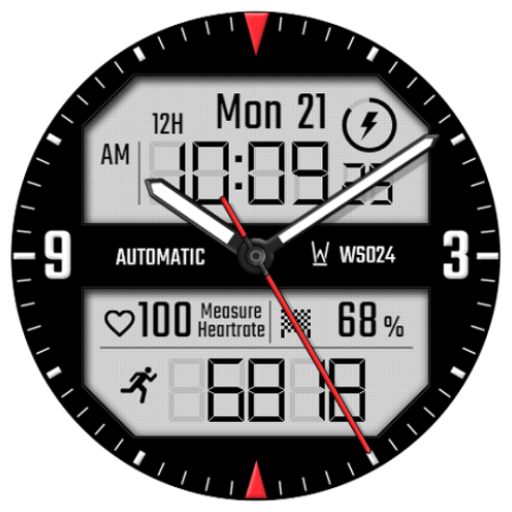WS024 – Hybrid Watch Face
