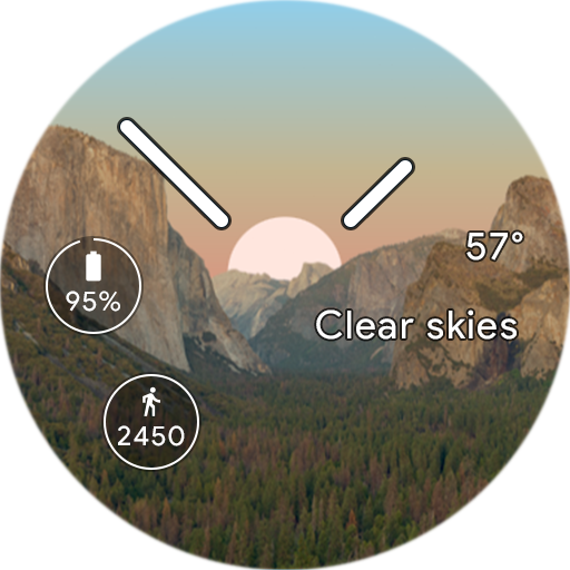Horizon Yosemite Watch Face