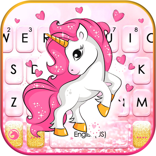 Pink Glitter Unicorn Theme