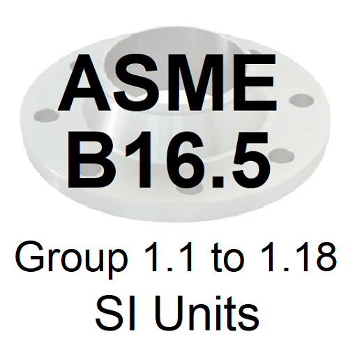 ASME B16.5 Group 1.1 to 1.18 S
