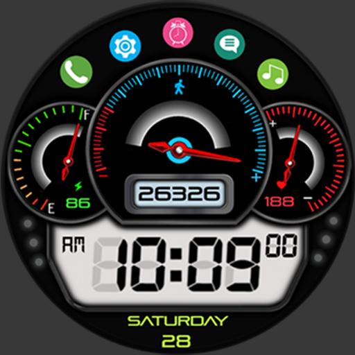 Pars Tuana Digital Watch Face