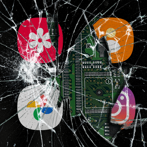 Broken Screen Prank On Touch