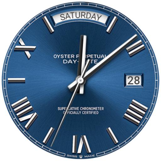 Luxury Prime Blue Watch Face