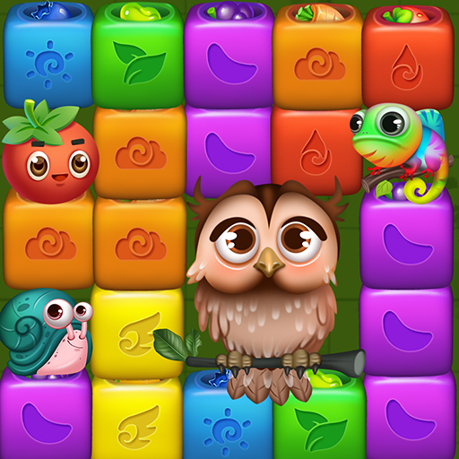 Fruit Funny Blocks: Farm Cubes