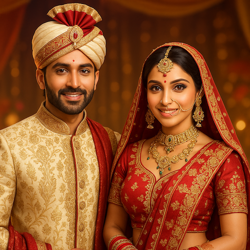 Indian Wedding DressUp Makeup