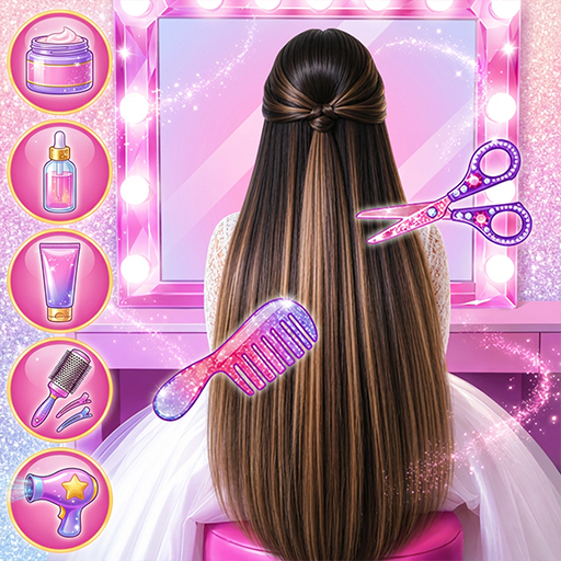 Hair Salon and Dress Up Girl