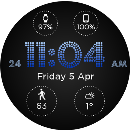 Dot Face HD Watch Face