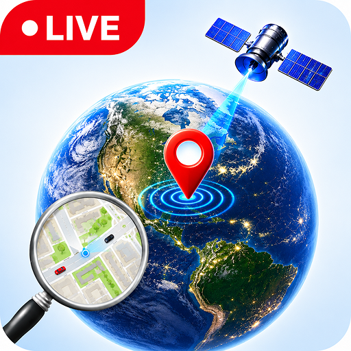 Live Earth Map - GPS Satellite