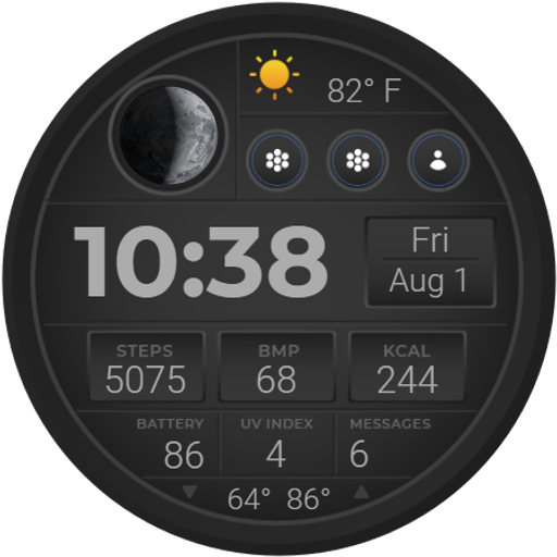 SWF Digital Mastery Watch face
