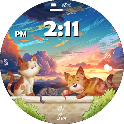 BFF1- Cute Cat watchface