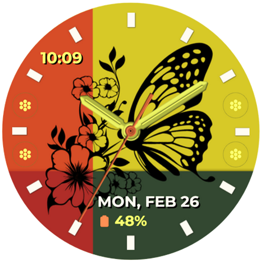 Vibrant Butterfly Bloom