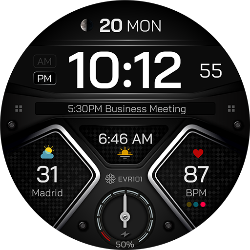 EVR101 Digital Watch Face