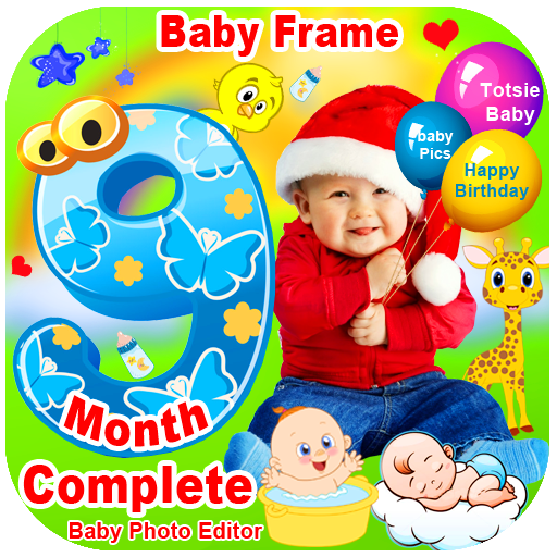 Baby Month Photo Frame Collage